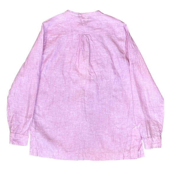 Baird McNutt x J.Crew Irish Linen Popover Tunic in Orchid Pink Women’s 2 G0614 - Picture 2 of 6